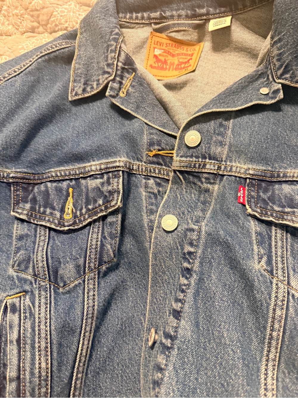 Levi's Women's Blue Denim Trucker Jacket
